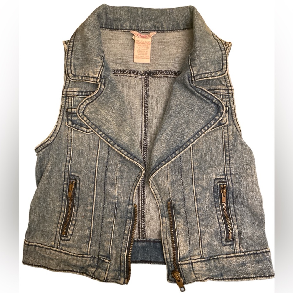 Cute Girls denim vest